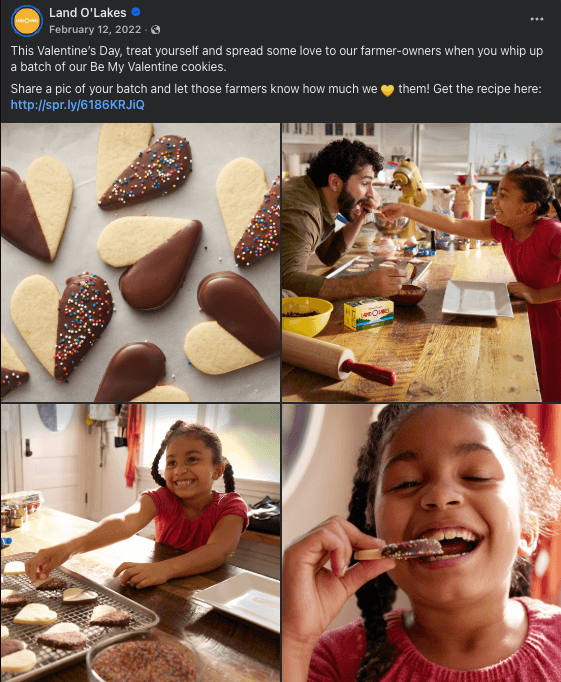 Family baking UGC