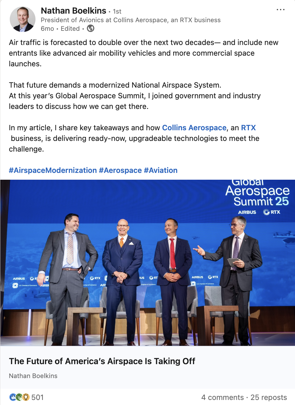 Nathan Boelkins — airspace modernization