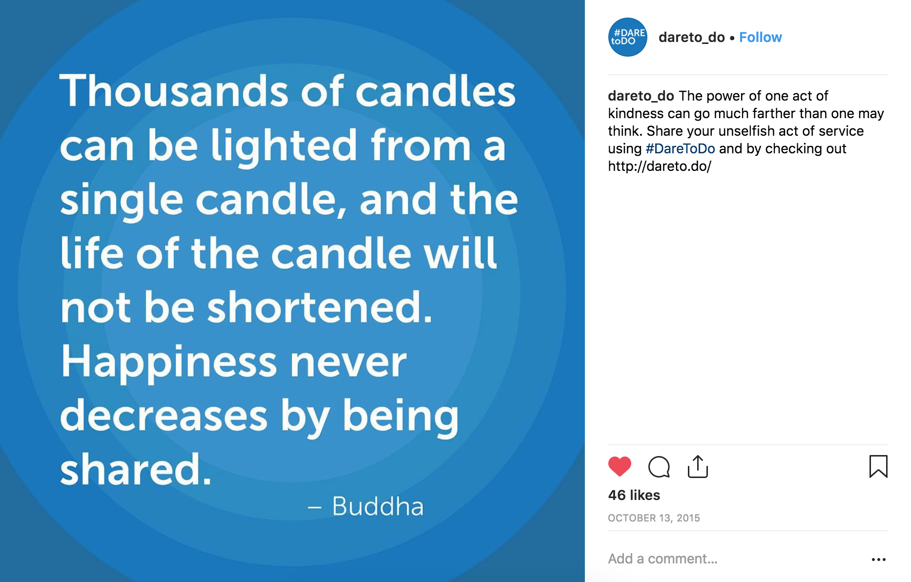 DTD Instagram Buddha